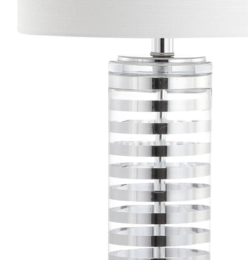 Thompson 29.5" Glass LED Table Lamp - JONATHAN Y